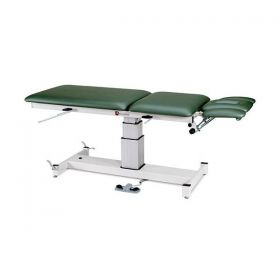 5-Section Hi-Lo Pedestal Treatment Table, 400 lb. (181.4 kg) Weight Capacity, 27" x 76" (68.6 cm x 1.9 m), Elevating