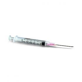Sterile Disposable Needle Syringe, 3 cc, 18G x 1-1/2"