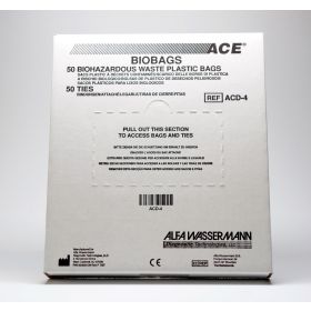 ACE Biohazard Bag, 50/Box