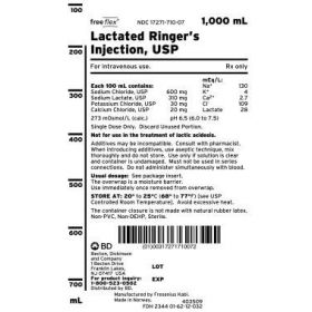 Lactated Ringers Injection, 1000 mL