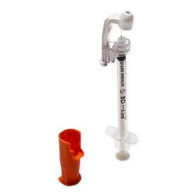 SafetyGlide 6 mm Insulin Syringe, 31G x 6 mm, 1 mL