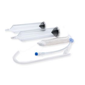 EmpowerCTA Fast-Load CT Syringe with 2 Fill Straws