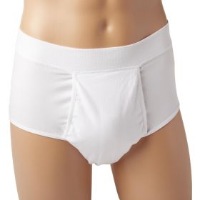 Reusable Light Incontinence Pants, Men, Size Medium, for Waist Size 34-36"