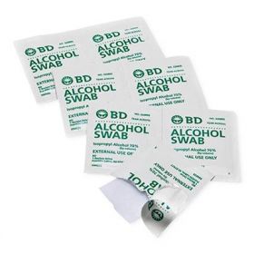 SWAB ALCOHOL REGULAR 1" X 1" 100 E
