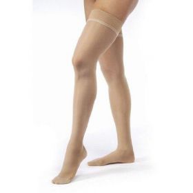 JOBST Beige Thigh-High Compression Stocking with Closed Toe, 8-15 mmHg, Size S