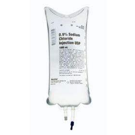 Sodium Chloride Injection Solution, USP, 0.9%, 1, 000 mL, in VIAFLEX Flexible Plastic Container (Non-BPA, Contains PVC and DEHP)