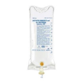 Lactated Ringer's and 5% Dextrose Injection, 1, 000 mL Bag