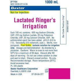 Lactated Ringer Solution for Irrigation, 1, 000 mL BHL2F7154
