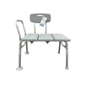 Bathroom Perfect Transfer Bench with Back, Blue Jay Cs/1