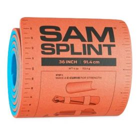 Sam Splint, Standard, Orange / Blue, 36"/Roll