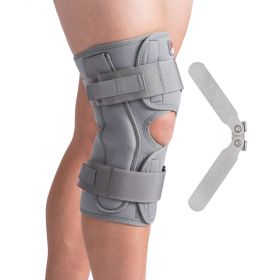 Swede-O 6454 Thermal Vent Open Wrap Hinged Knee Brace, BRE-6454-2XL