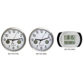 H-B DURAC Multi-Function Atomic Clock with Indoor / Outdoor Thermometer and Min / Max Memory for Europe