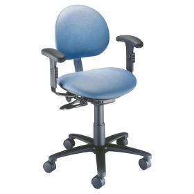 CHAIR, TASK, 18-24.75, W/O ARMS, CLAMSHELL