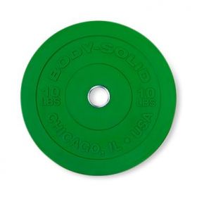 Chicago Extreme Bumper Plate, Green, 10 lb.