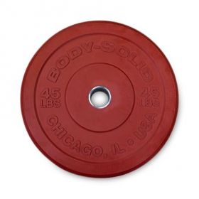 Chicago Extreme Bumper Plate, Red, 45 lb.