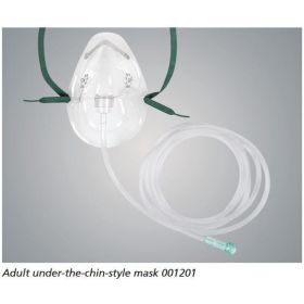 Adult Oxygen Mask, Nonrebreather, Medium Concentration, 7' Tubing