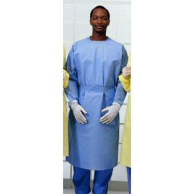 Procedure Gown, Nonsterile, Blue, Size XL