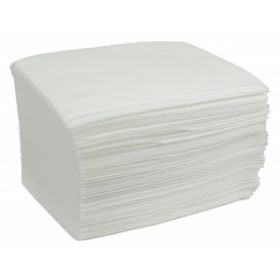 Nonwoven Washcloths, White, 9" x 13.5"
