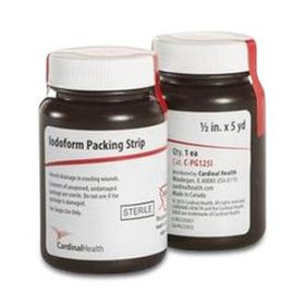 Iodoform-Impregnated Gauze Packing Strip, Sterile, 0.5" x 5 yd.