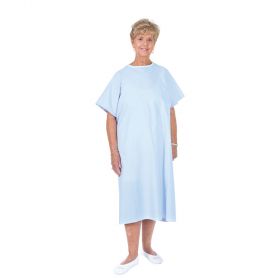 Essential Medical Supply C3012 Standard Patient Gown-Blue