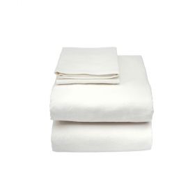 Essential Medical C3051 Fitted Bed Sheet for Hospitals-Cotton/Poly