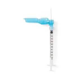 Jiangsu Safety Syringe with Preattached Needle, 23G x 1" L Needle, 1 mL Capacity