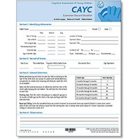 CAYC Examiner's Record Booklets (25)