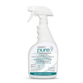 PURE Hard Surface Disinfectant, Silver, 2 trigger sprayers and 12 bottles of disinfectant, 32 oz.
