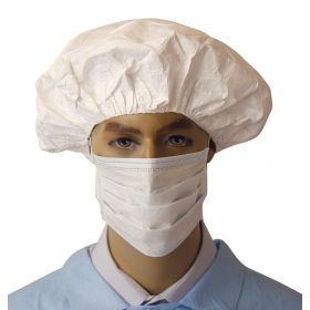Tyvek IsoClean Bouffant Cap, Style IC729S, White, Clean and Sterile