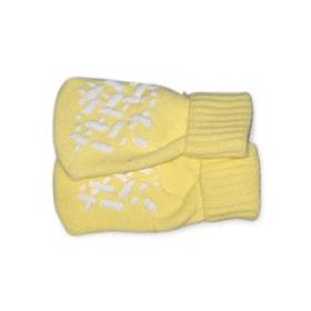 Double-Side Tread Slippers, Yellow, Pediatric Size