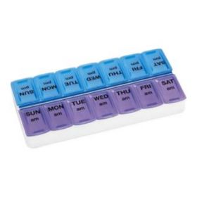 Twice A Day Pill Organizer by Apex Medical