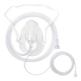 Capnoxygen CO2 Adult Mask with 8' Universal Oxygen Tubing and 8' Male Gas Sampling Line