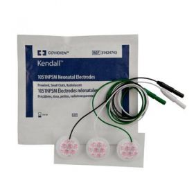Kendall Prewired Neonatal Electrodes with Small Cloth, Radiolucent