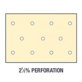Fiberform Sheet Splinting Material, Perforated 2.5%, 1/8" x 18" x 24"