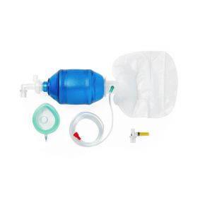 Adult Manual Resuscitator with CO2 Indicator, Bag Reservoir