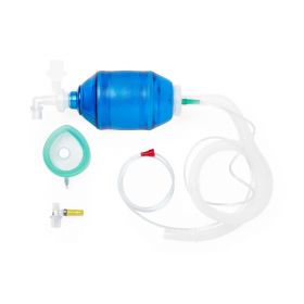 Adult Manual Resuscitator with CO2 Indicator, Tube Reservoir