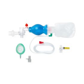 Manual Infant Resuscitator with Bag Reservoir, Filter, CO2 Indicator