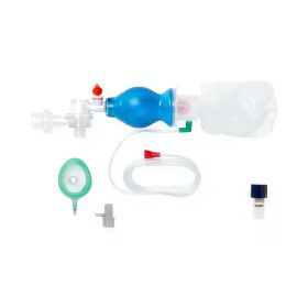 Manual Infant Resuscitator with Bag Reservoir, Filter, PEEP Valve