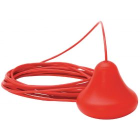 CleanCord Pull Cord with Pendant, Red / Red, 6'