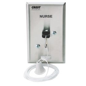 Nurse Call Pullcord Station, Crest Replacement for Auth, 1-Gang