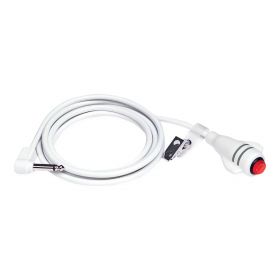 10-ft. DuraCall 1/4" 2-Conductor Phone Plug Single Call Cord, White