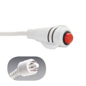DuraCall Call Cord, Ektacom 8-Pin Plug, White, 7'