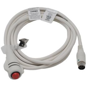 10-ft. DuraCall TekTone 8-pin DIN Plug Single Call Cord, White