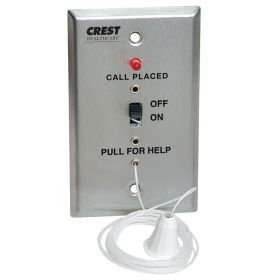 Nurse Call Pullcord Station, Crest Replacement for Cornell, Call Placed Light, 1-Gang
