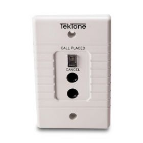 Tektone Patient Station with Pushbutton OR Call Cord-To-Station Calling, Plastic Faceplate