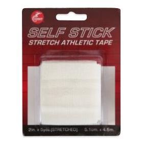 Self Stick Stretch Athletic Tape, White, 2"