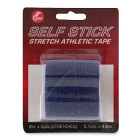 Self Stick Stretch Athletic Tape, Black, 2"
