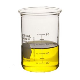 Tall No-Spout Berzelius Glass Beaker, 100 mL