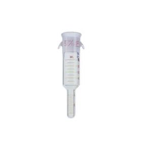 Concentrator Tube with Hooks, 24/25 ST Joint, 25mL