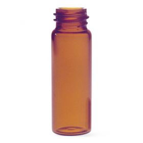 Amber Screw Thread Vial without Cap, 17 x 60 mm